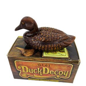 Vintage Avon Brown Duck Decoy Wild Country Decorative Pomander (Room Fragrance)